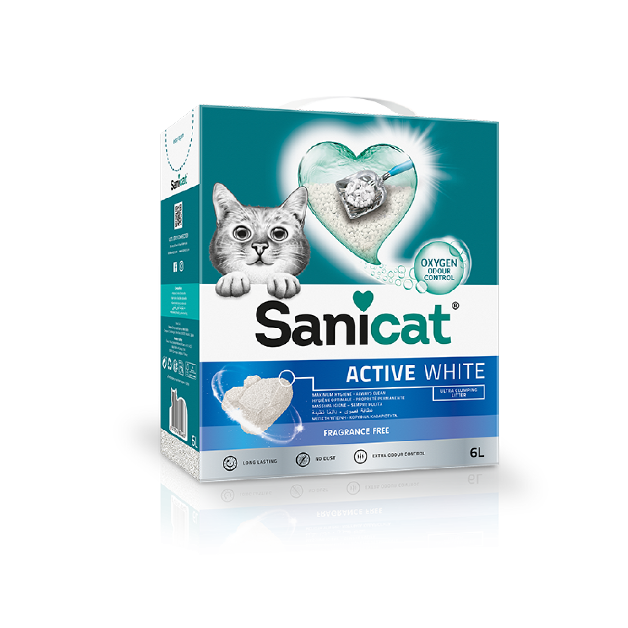 SaniCat Active White Unscented 6 L