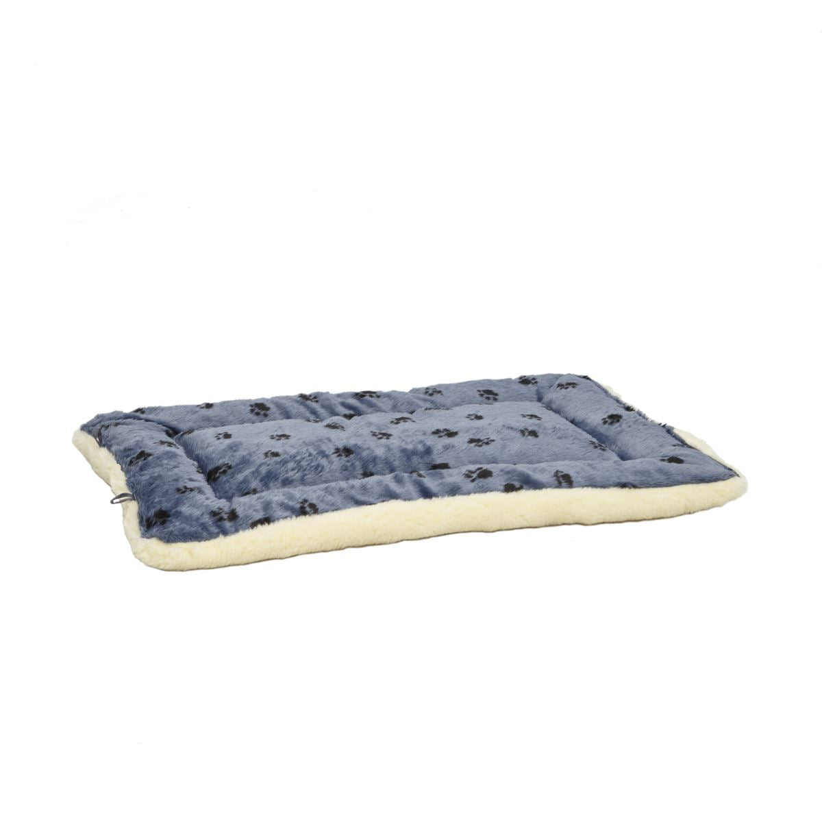 QuietTime Reversible Paw Print Fleece Pet Bed
