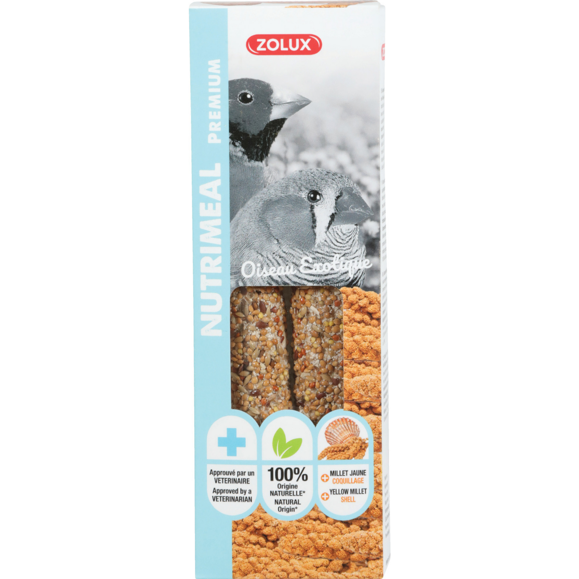 Nutrimeal Premium Sticks Exotic Bird Millet 110 g - Zero Waste