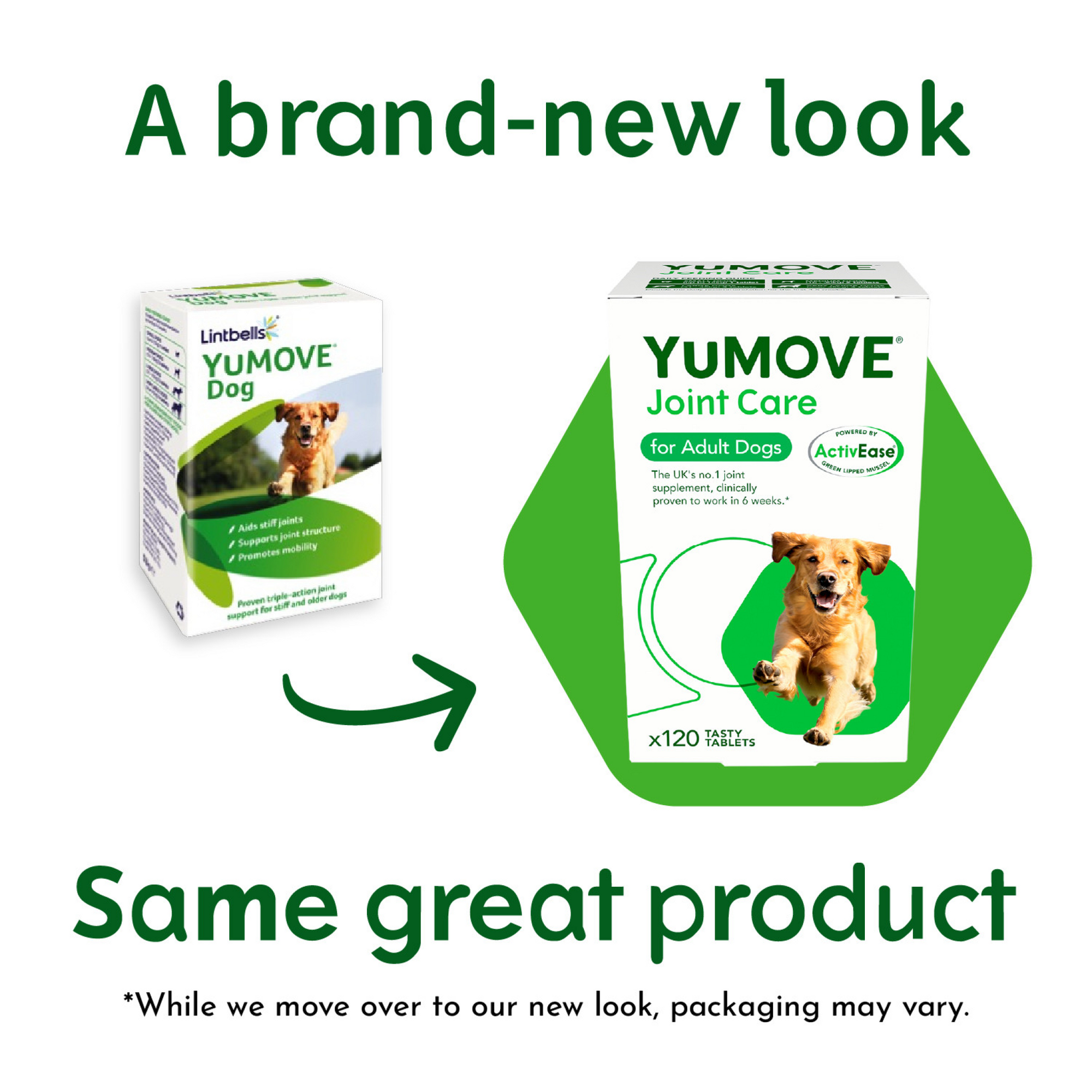 YuMOVE Joint Care for Adult Dogs 120 Tabs