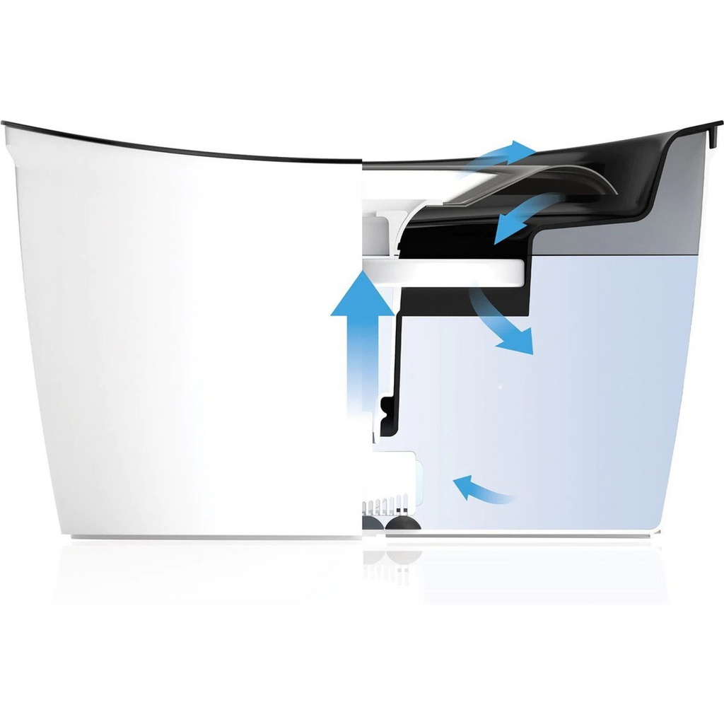 Zeus Cascade Fountain Stainless Steel Top 6 L