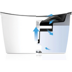 Zeus Cascade Fountain Stainless Steel Top 6 L