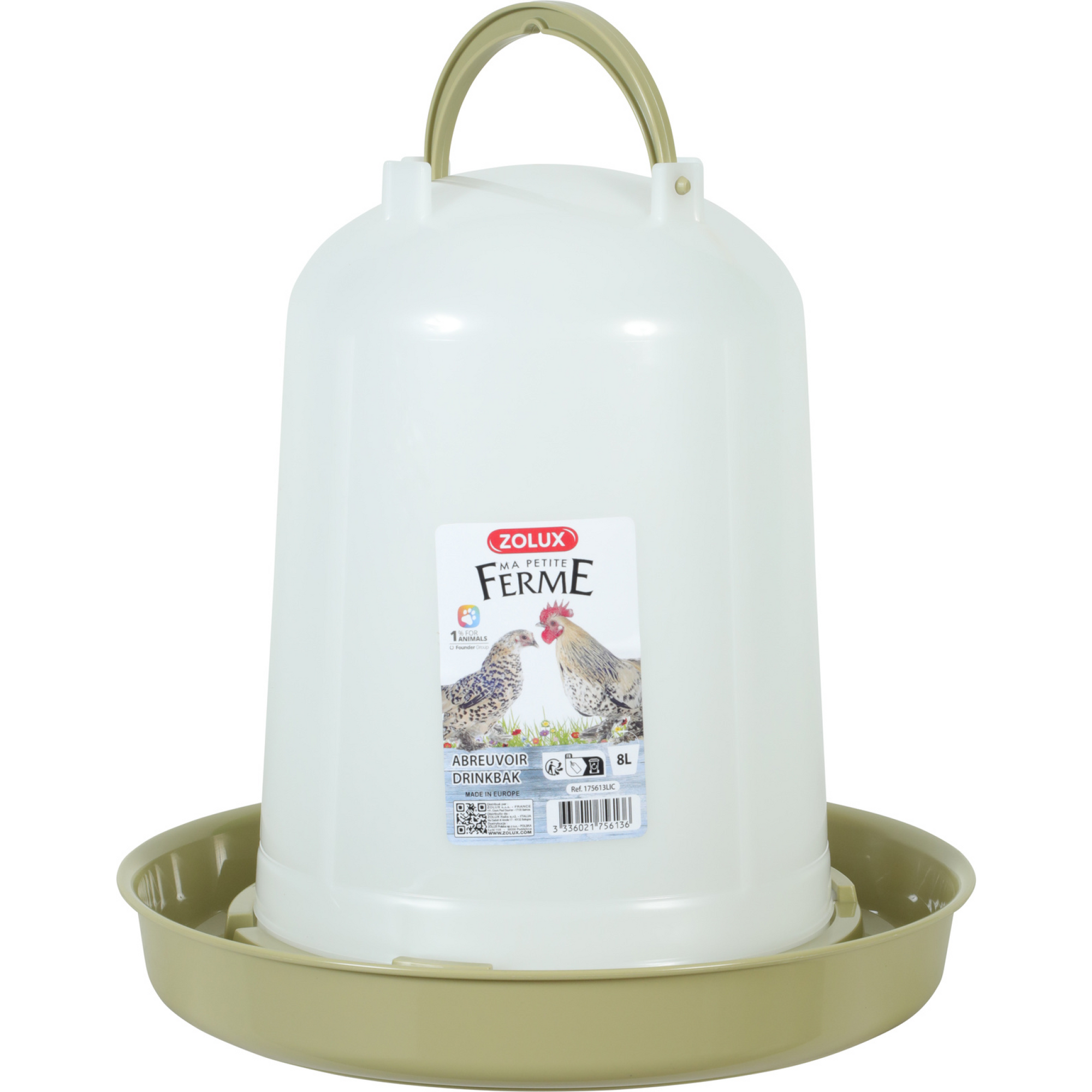 Poultry Water Drinker Green 8 L