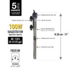Scuba Preset Submersible Heater 100W