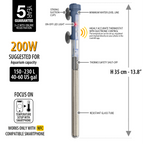 Scuba Contactless Submersible Heater 200W