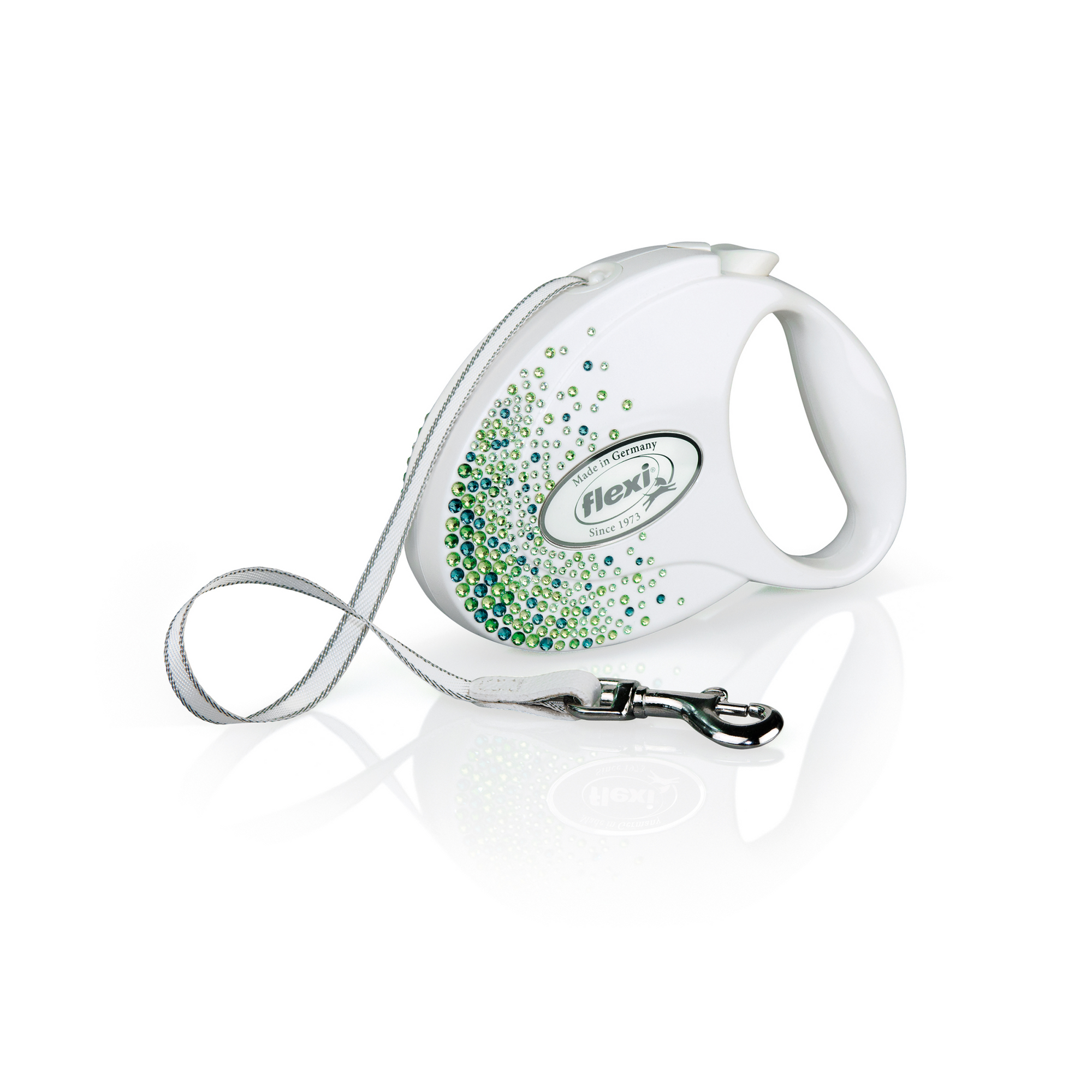 Glam Splash Leaf Tape Pearl White, Medium, 5 m