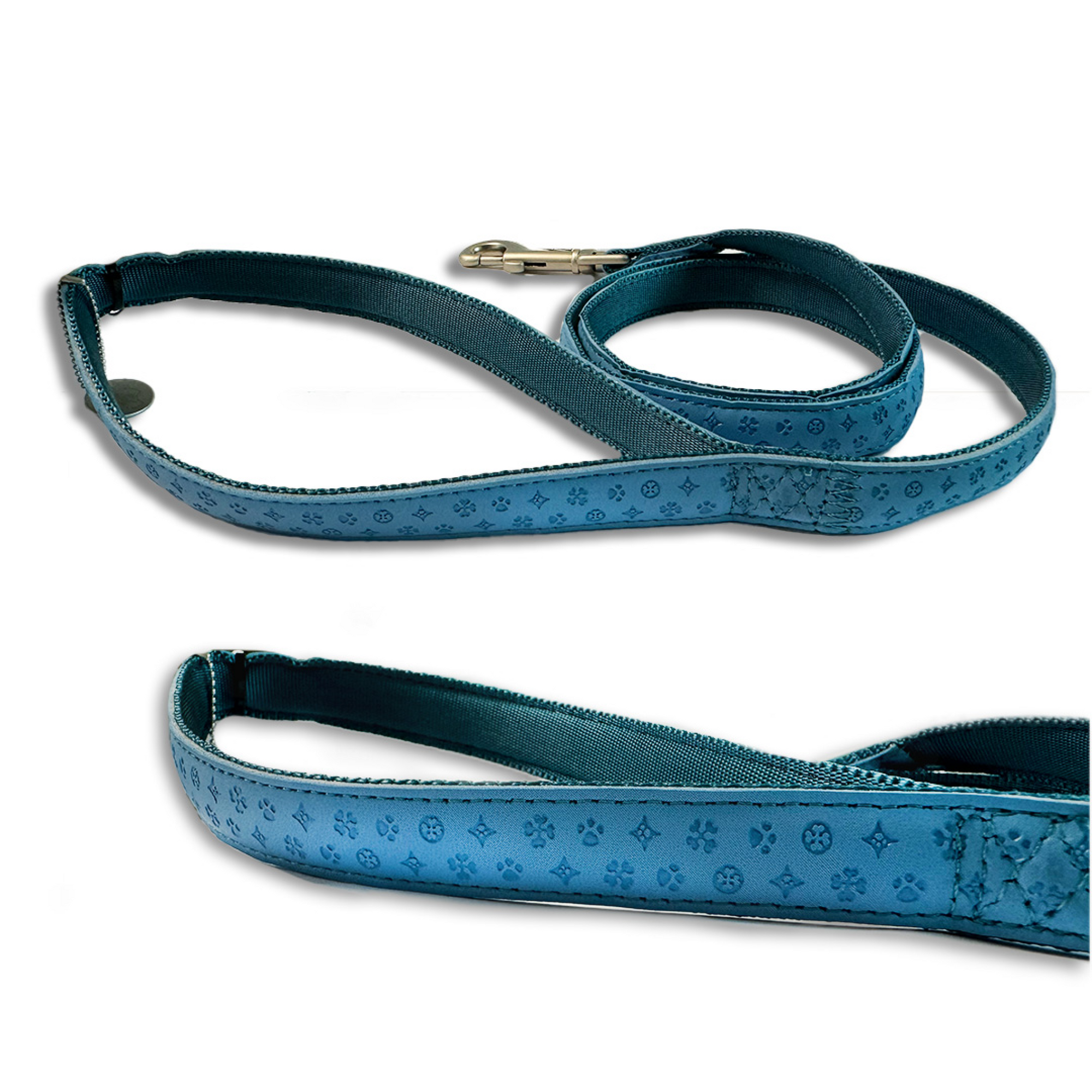 Mylord Leatherette Dog Leash 120 x 2 cm, Largeight Blue