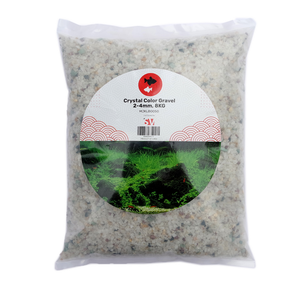 Crystal Color Gravel, 2-4 mm, 8 kg