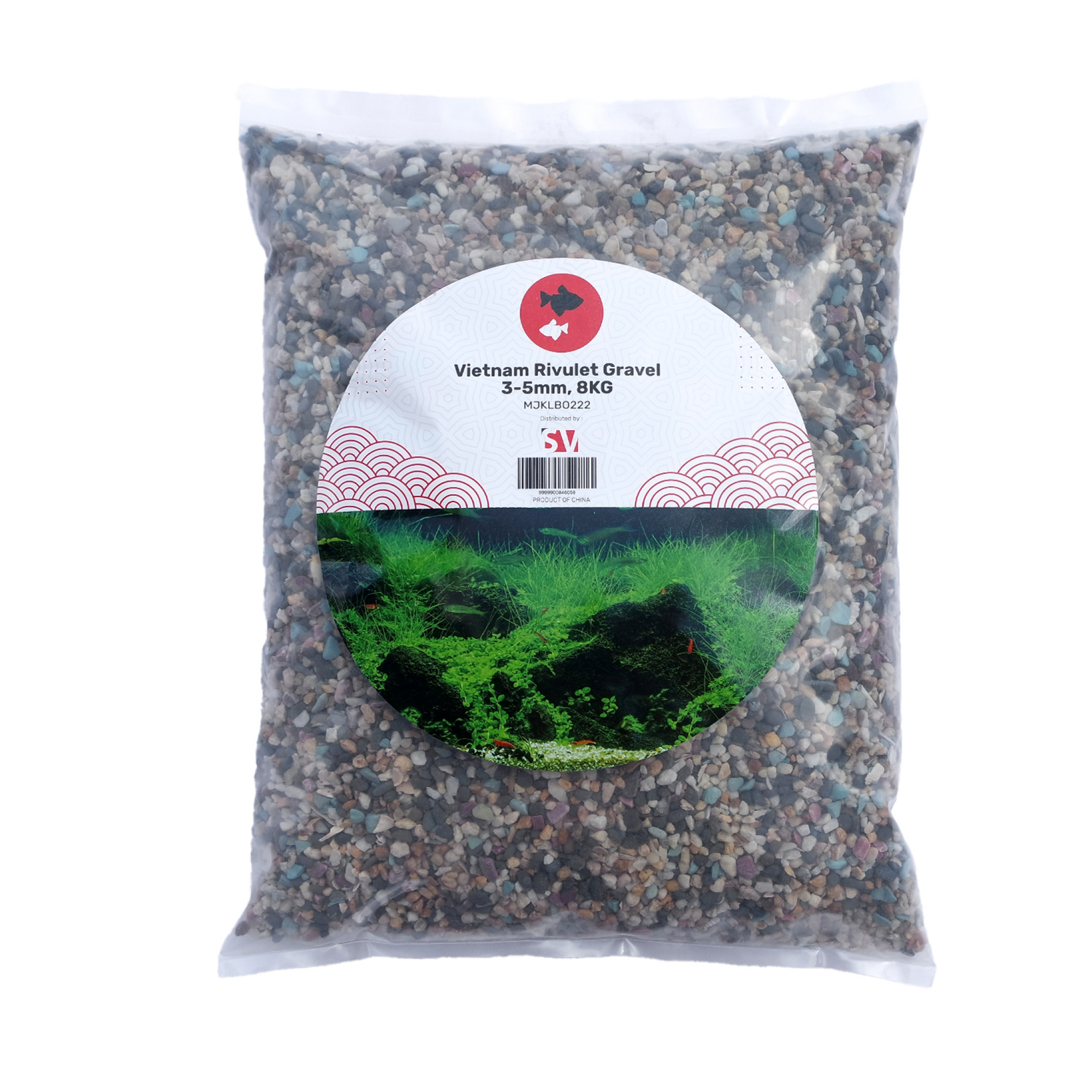 Vietnam Rivulet Gravel, 3-5 mm, 8 kg