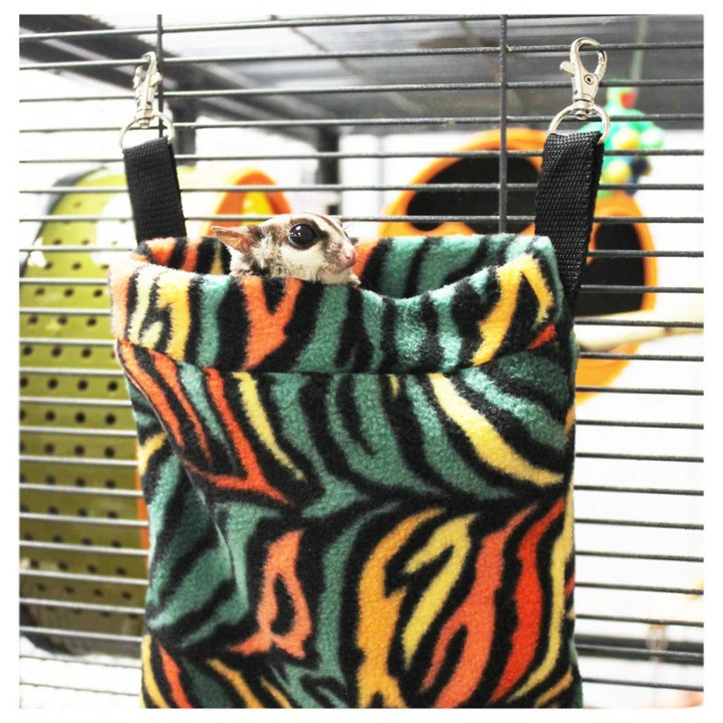 Deluxe Nest Pouch Rainbow Zebra