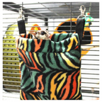 Deluxe Nest Pouch Rainbow Zebra