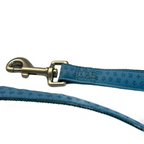 Mylord Leatherette Dog Leash 120 x 1.5 cm, Largeight Blue