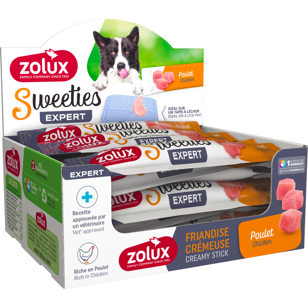 Sweeties Creamy Stick for Dogs, Chicken, 48 pcs/box
