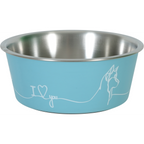 Non-slip Love Dog Bowl