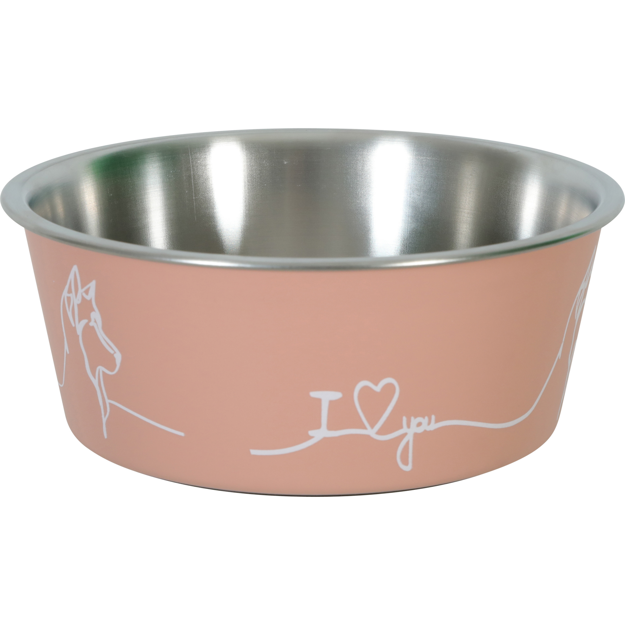 Non-slip Love Dog Bowl