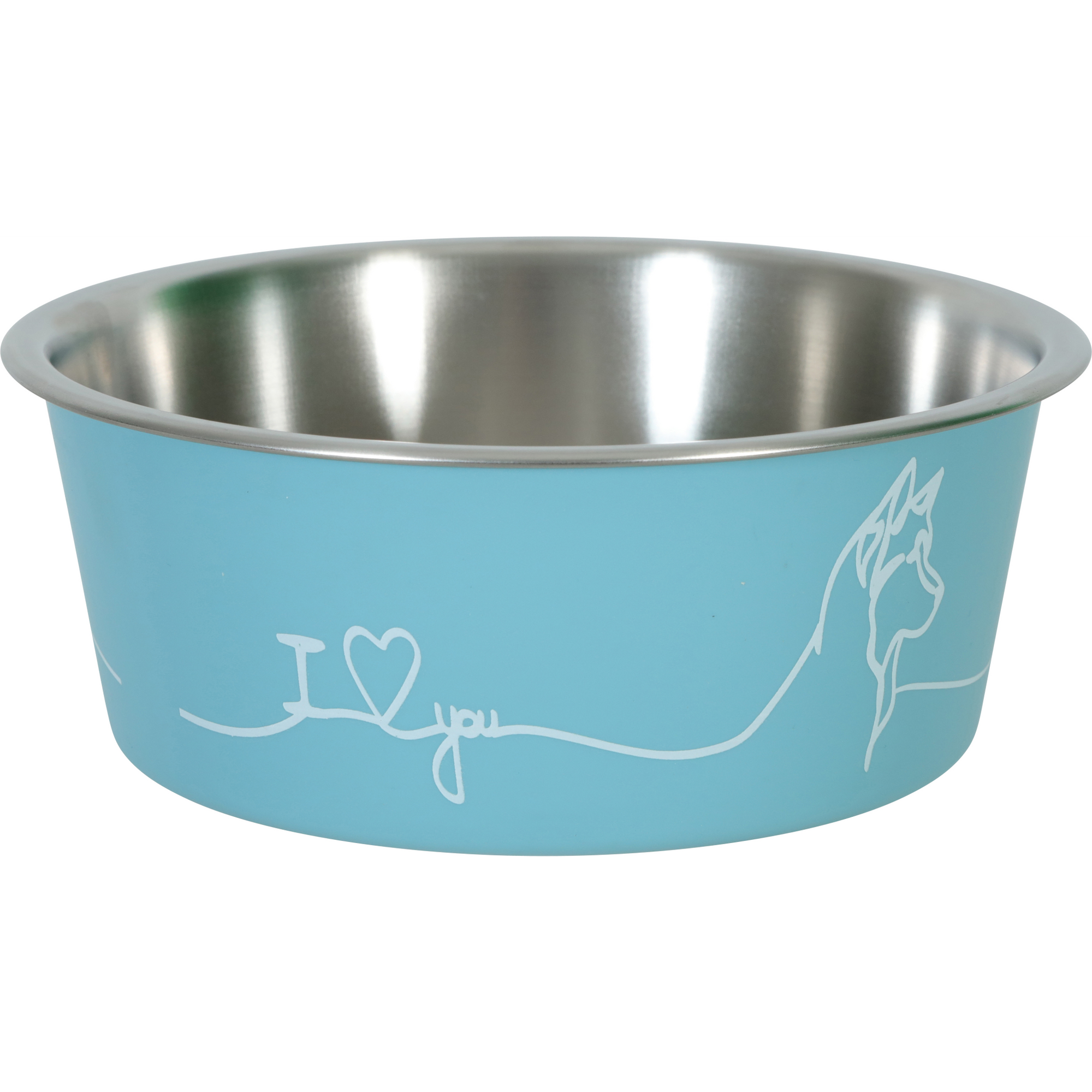 Non-slip Love Dog Bowl