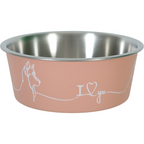 Non-slip Love Dog Bowl
