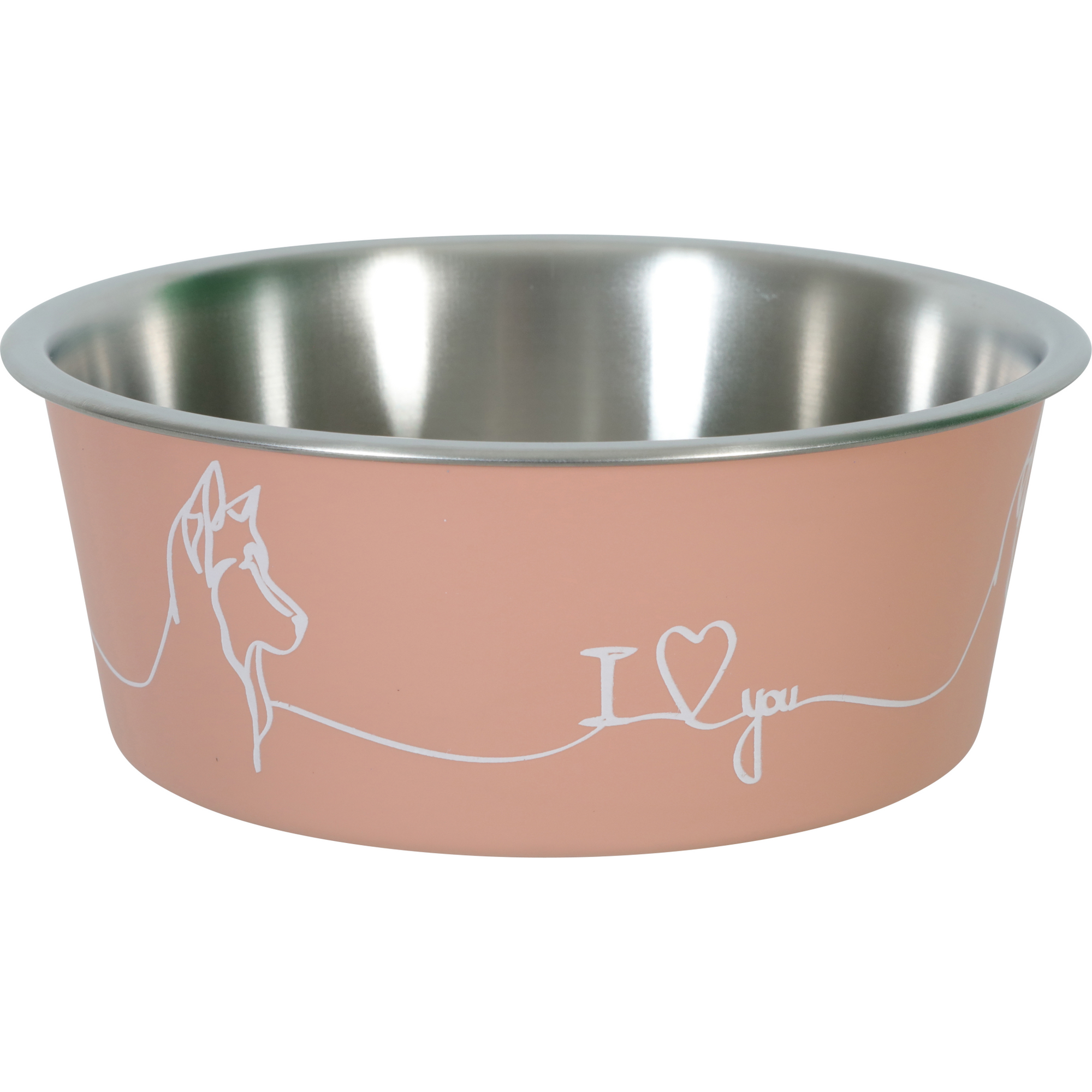 Non-slip Love Dog Bowl