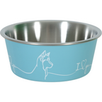 Non-slip Love Dog Bowl