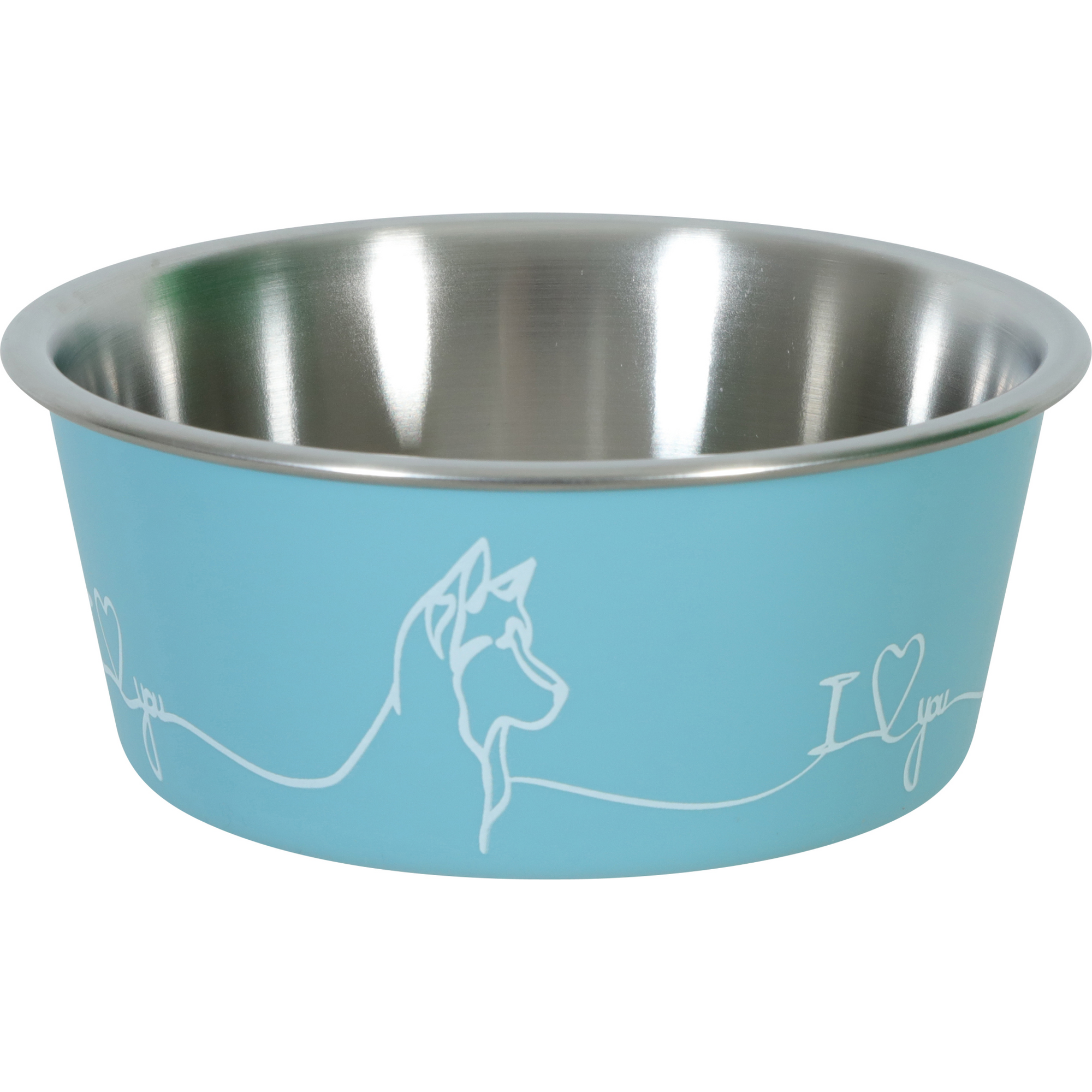 Non-slip Love Dog Bowl