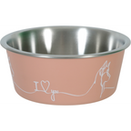Non-slip Love Dog Bowl