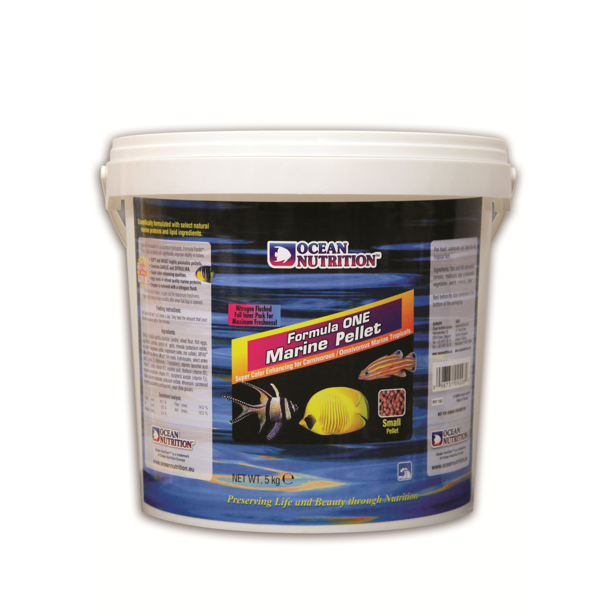 Formula 1 Marine Pellet Small, 5 kg Bucket