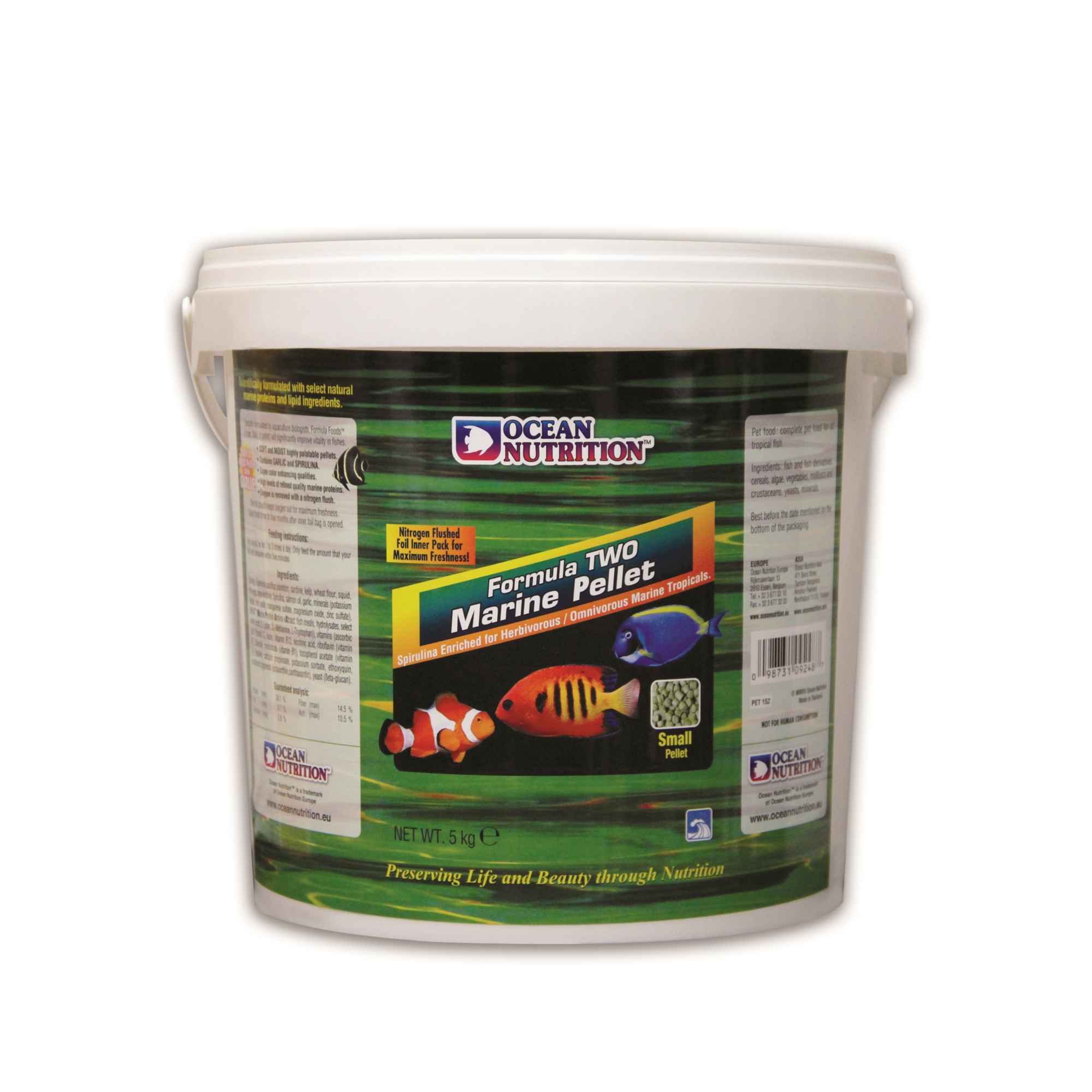 Formula 2 Marine Pellet Small, 5 kg Bucket
