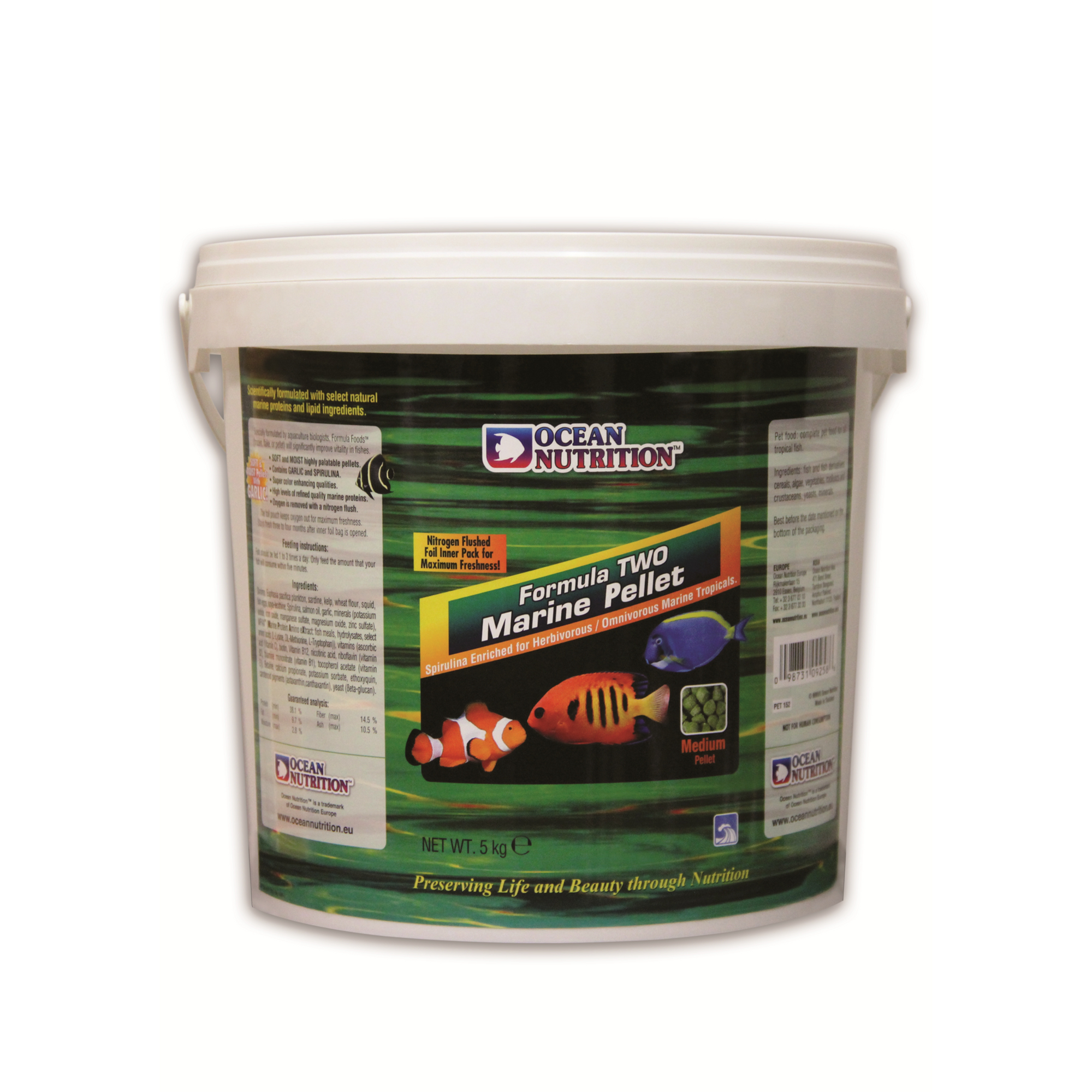 Formula 2 Marine Pellet Medium, 5 kg Bucket