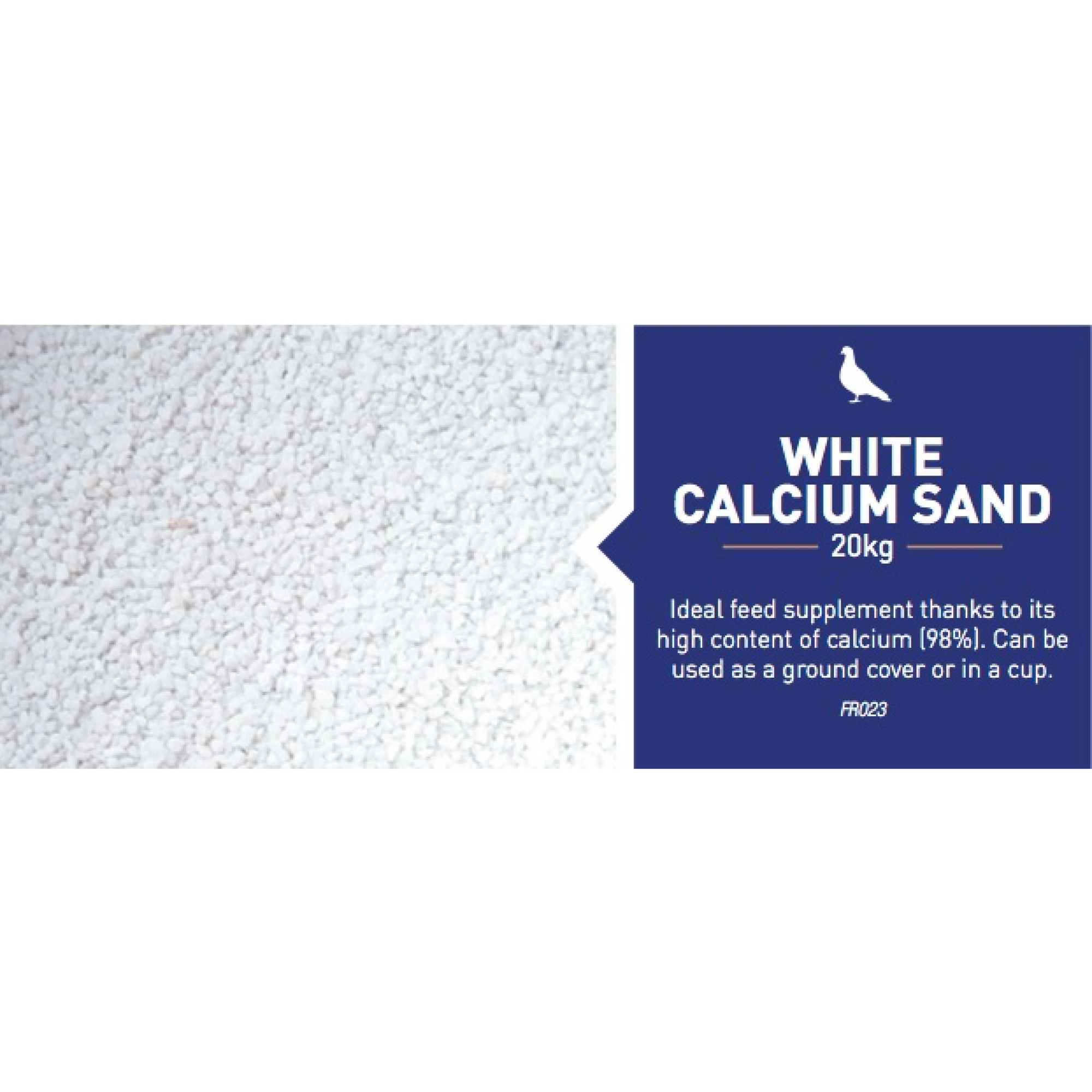 White Calcium Sand 20 kg - Zero Waste