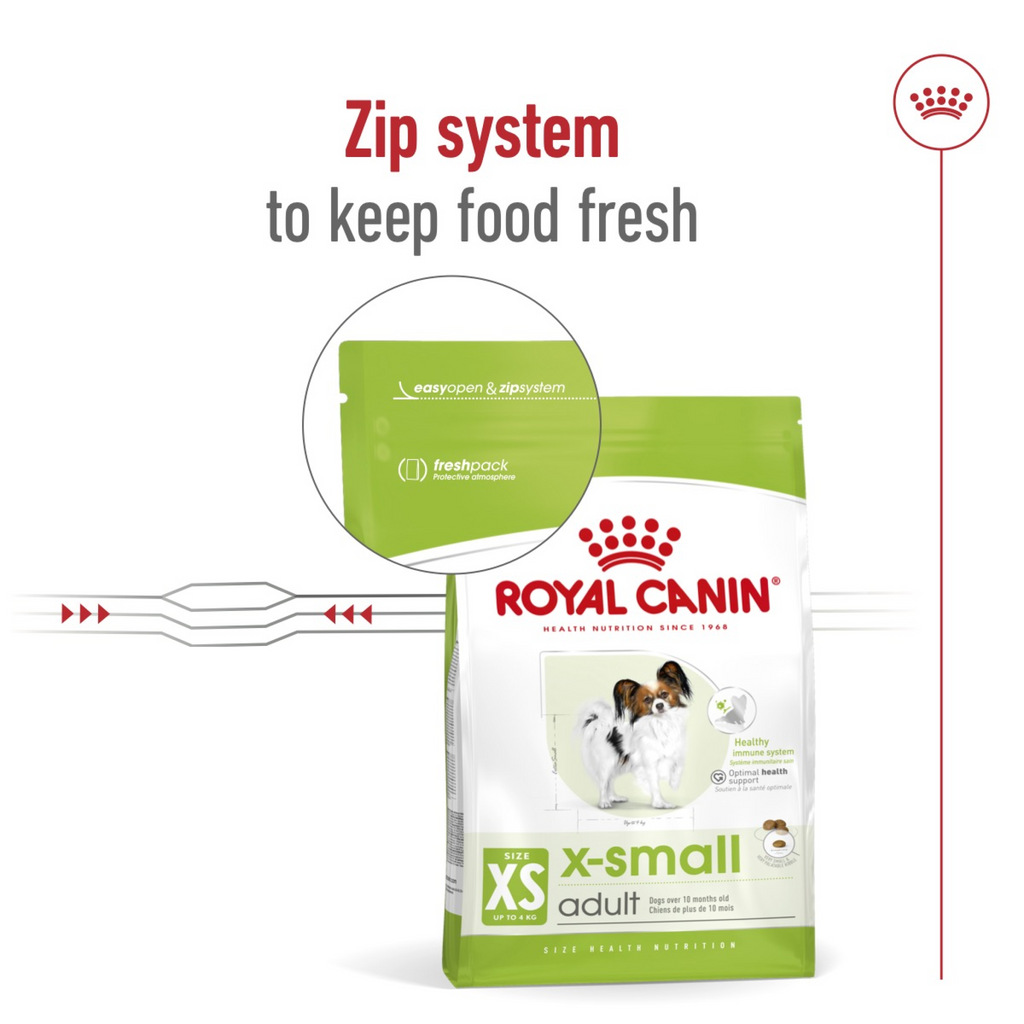 Size Health Nutrition XS Adult 1.5 kg