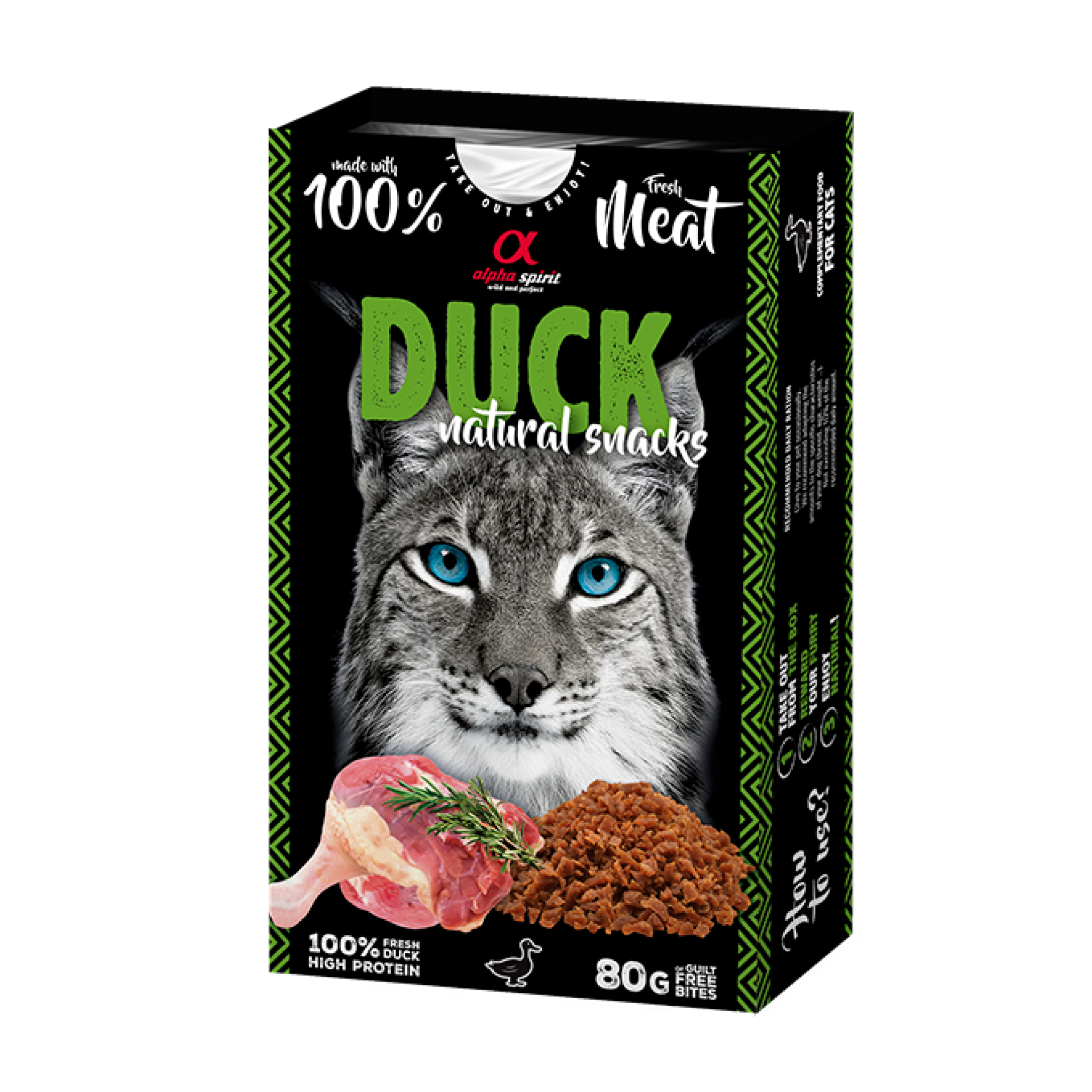 Natural Snacks for Cats Duck 80 g – Emirates pet food