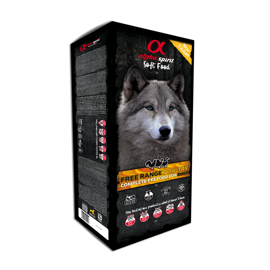 Soft Food for Adult Dogs Poultry 9 kg box (45 trays x 200 g)