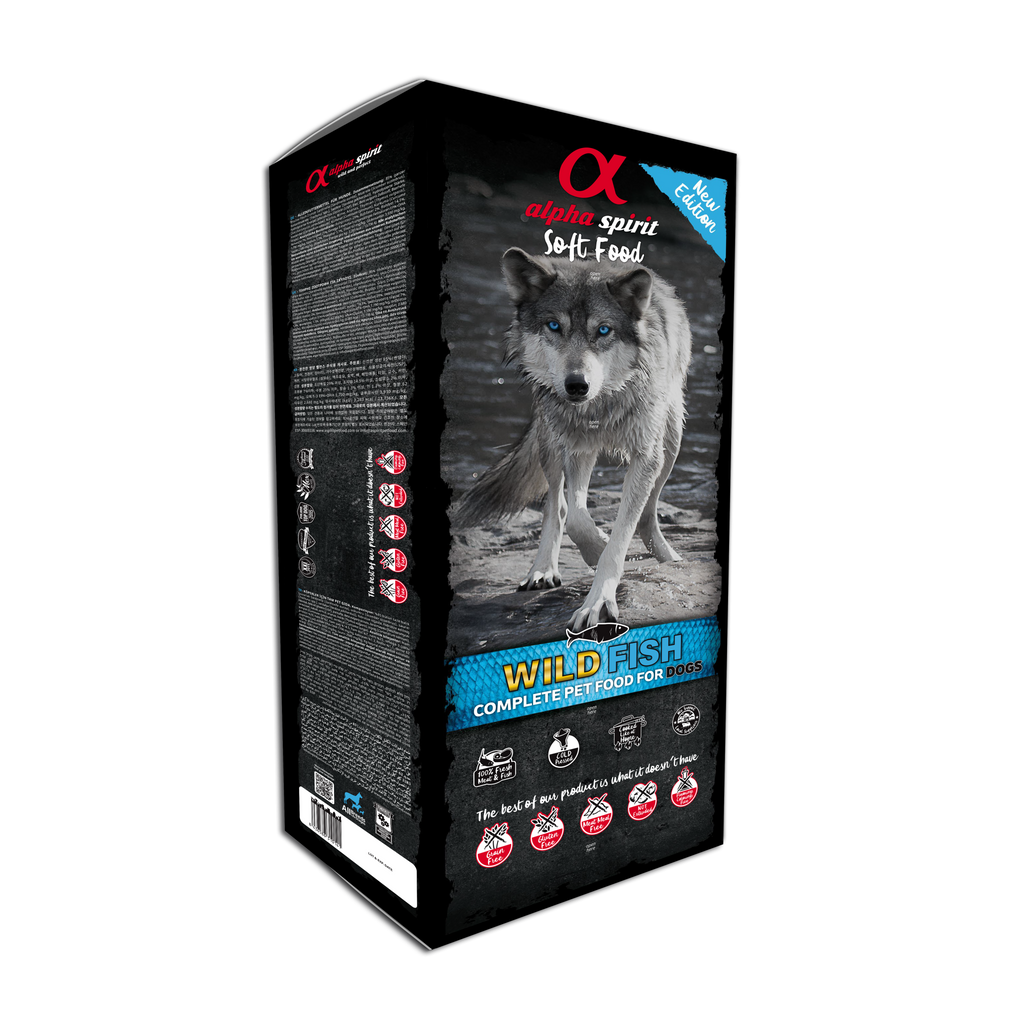 Soft Food for Adult Dogs Wild Fish 9 kg (45 trays x 200 g)