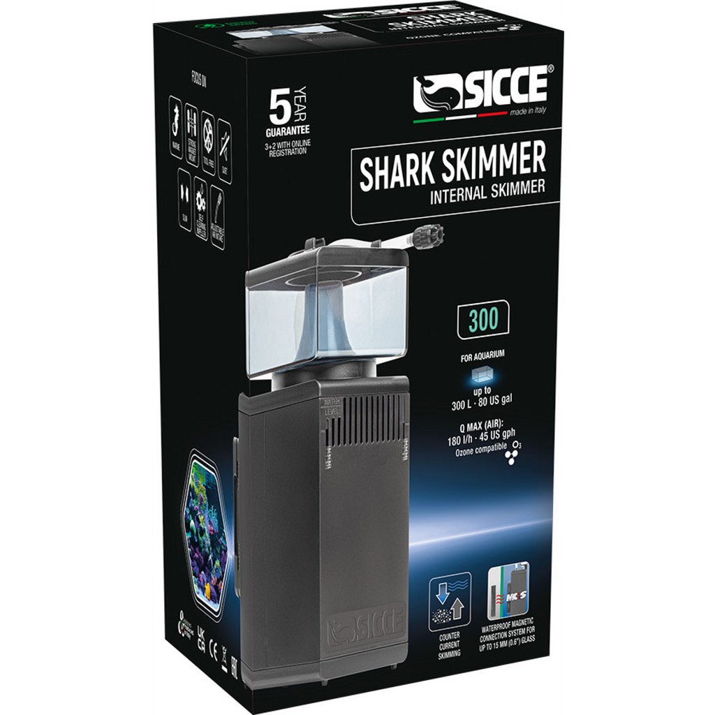 Shark Skimmer 300, Internal Protein Skimmer, 2.2m, EU 2 pins