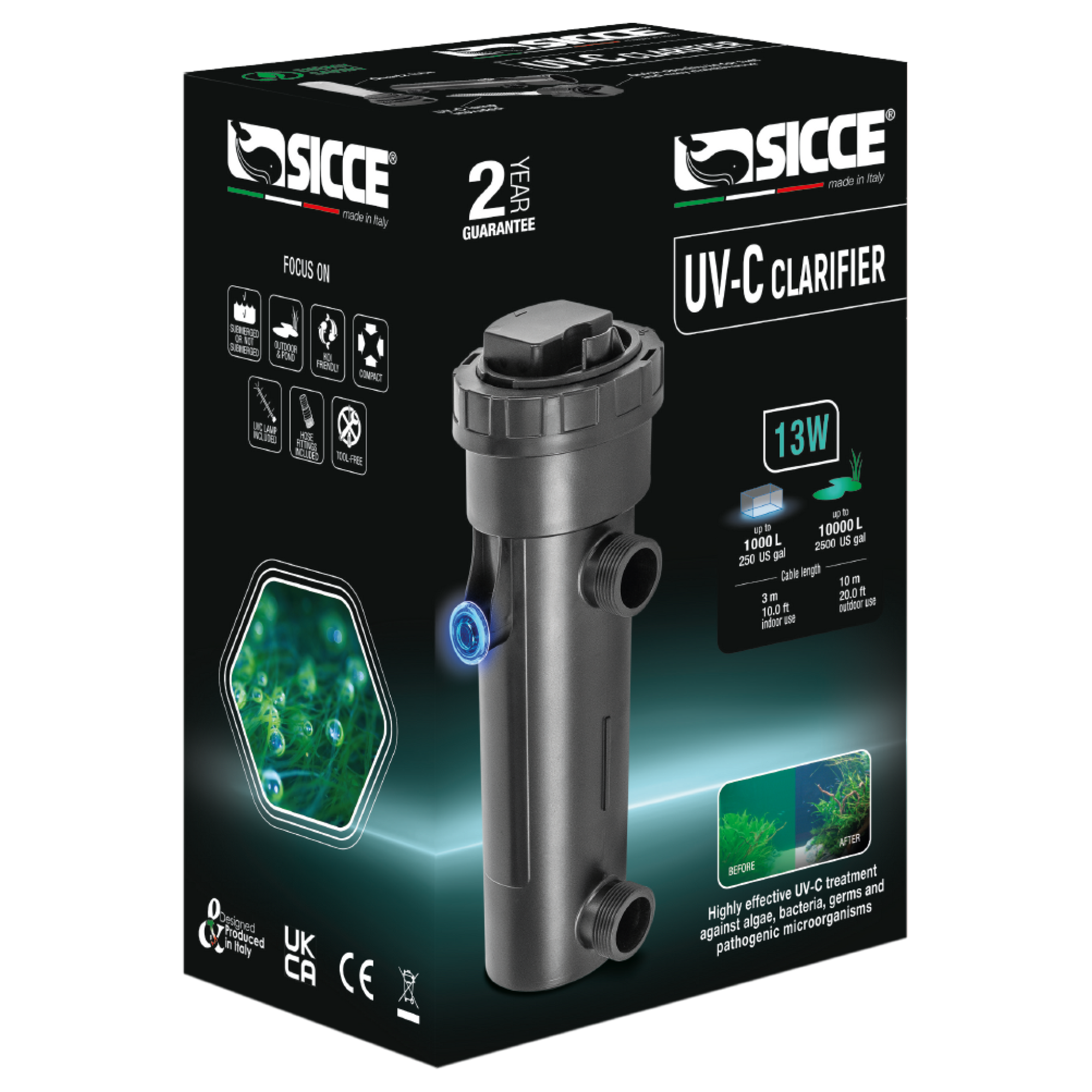 UV-C Clarifier 13W, 3m