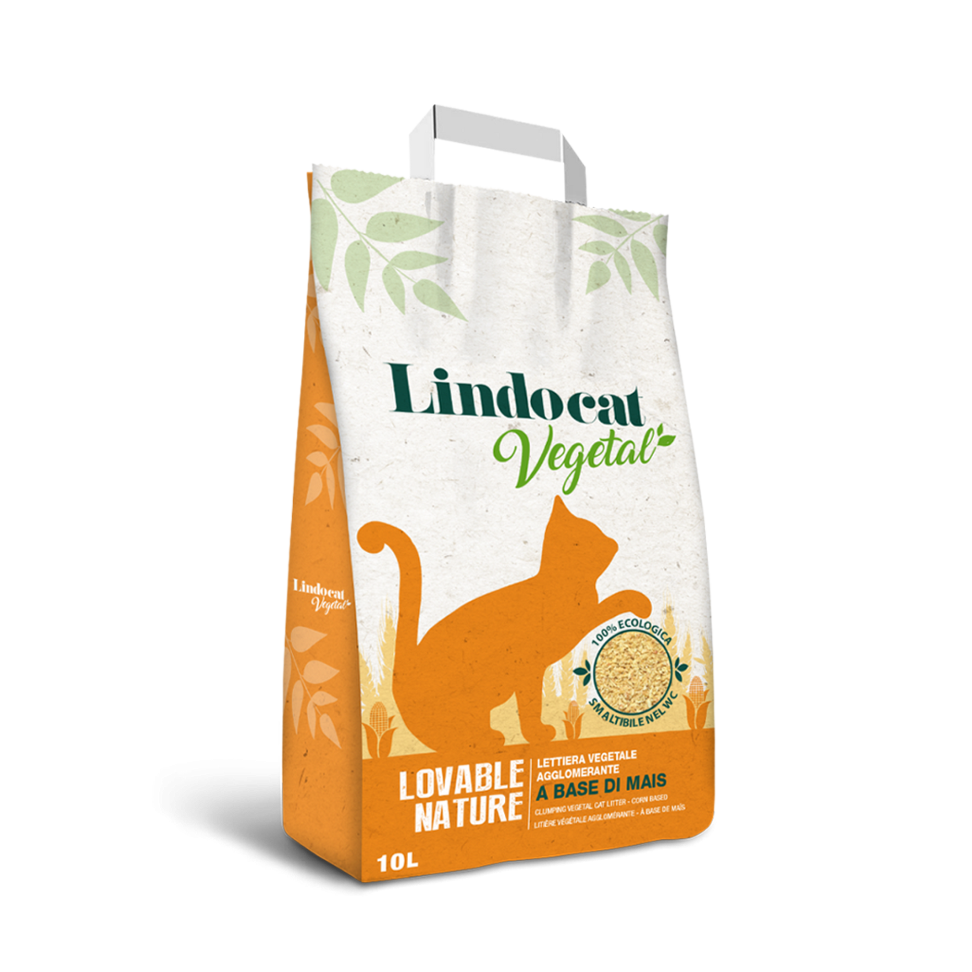 Lovable Nature Biodegradable Clumping Cat Litter Corn