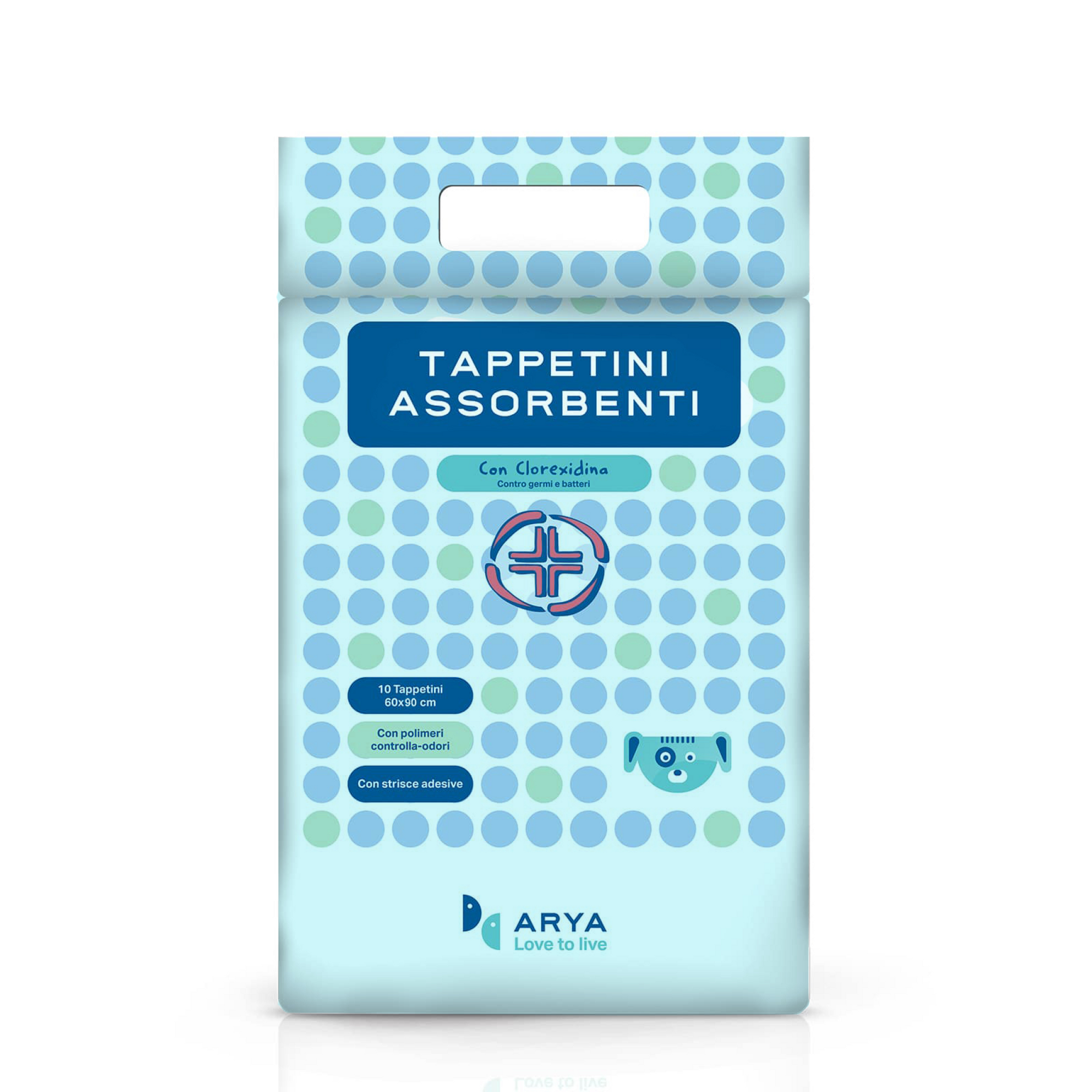 Arya Puppy Pads With Chlorhexidine 60 x 90 cm, 10/pk