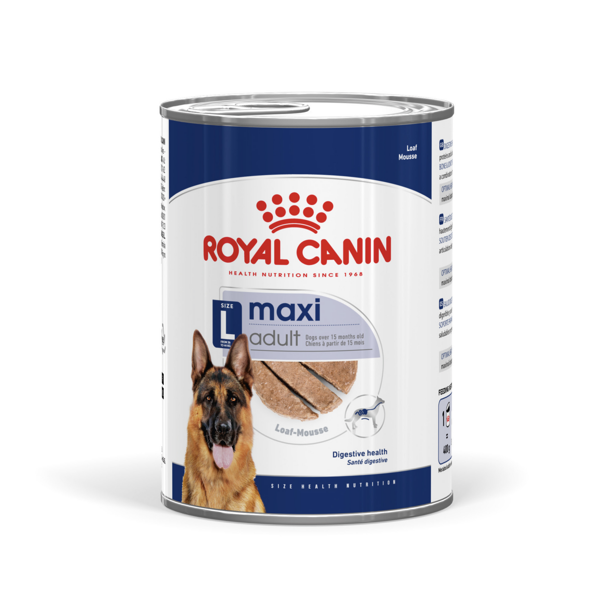 Size Health Nutrition Maxi Adult (Wet Food - Can) 12 x 410 g
