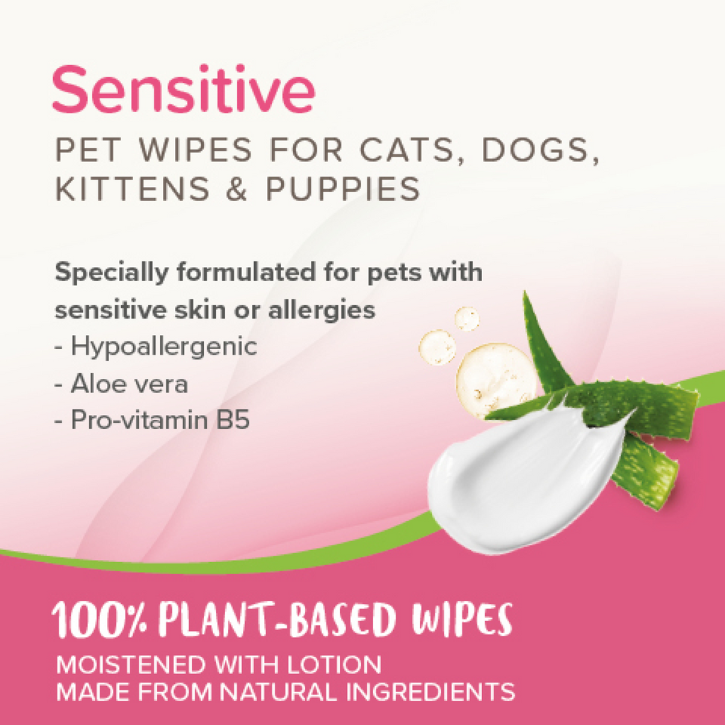 Pet Wipes Sensitive (30 Wipes)