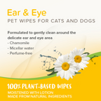 Pet Wipes Ear & Eye (30 Wipes)