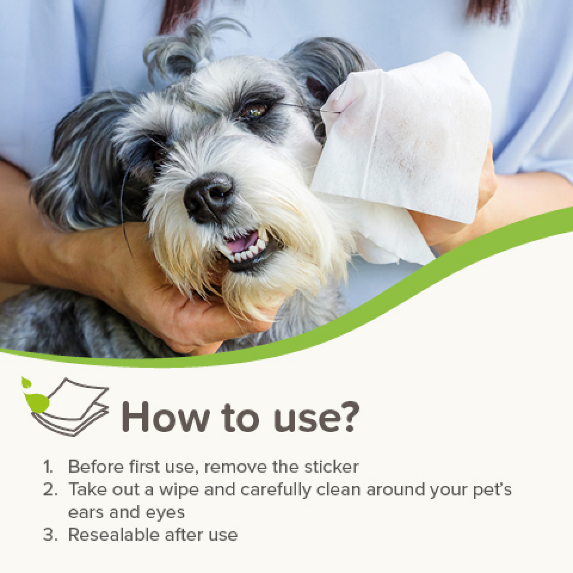 Pet Wipes Ear & Eye (30 Wipes)