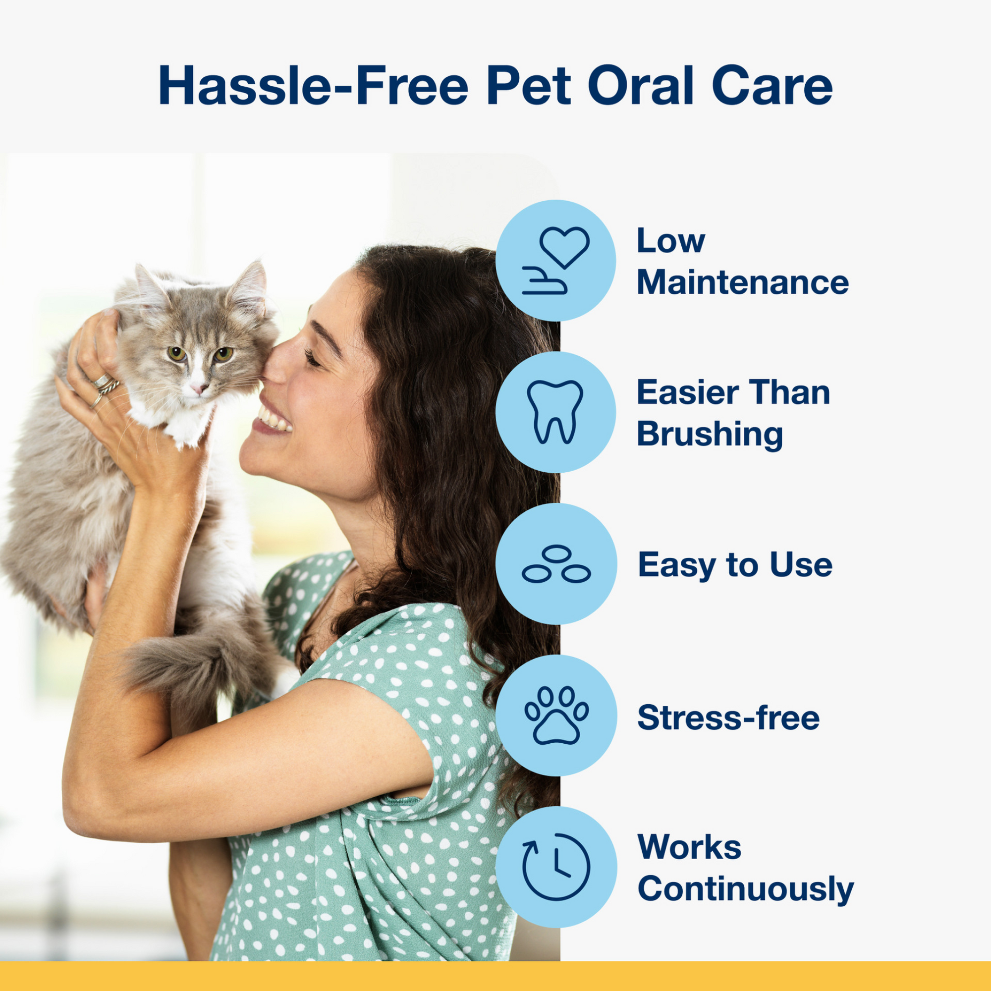 ProDen PlaqueOff Dental Bites for Cats, Salmon Flavour 60 g