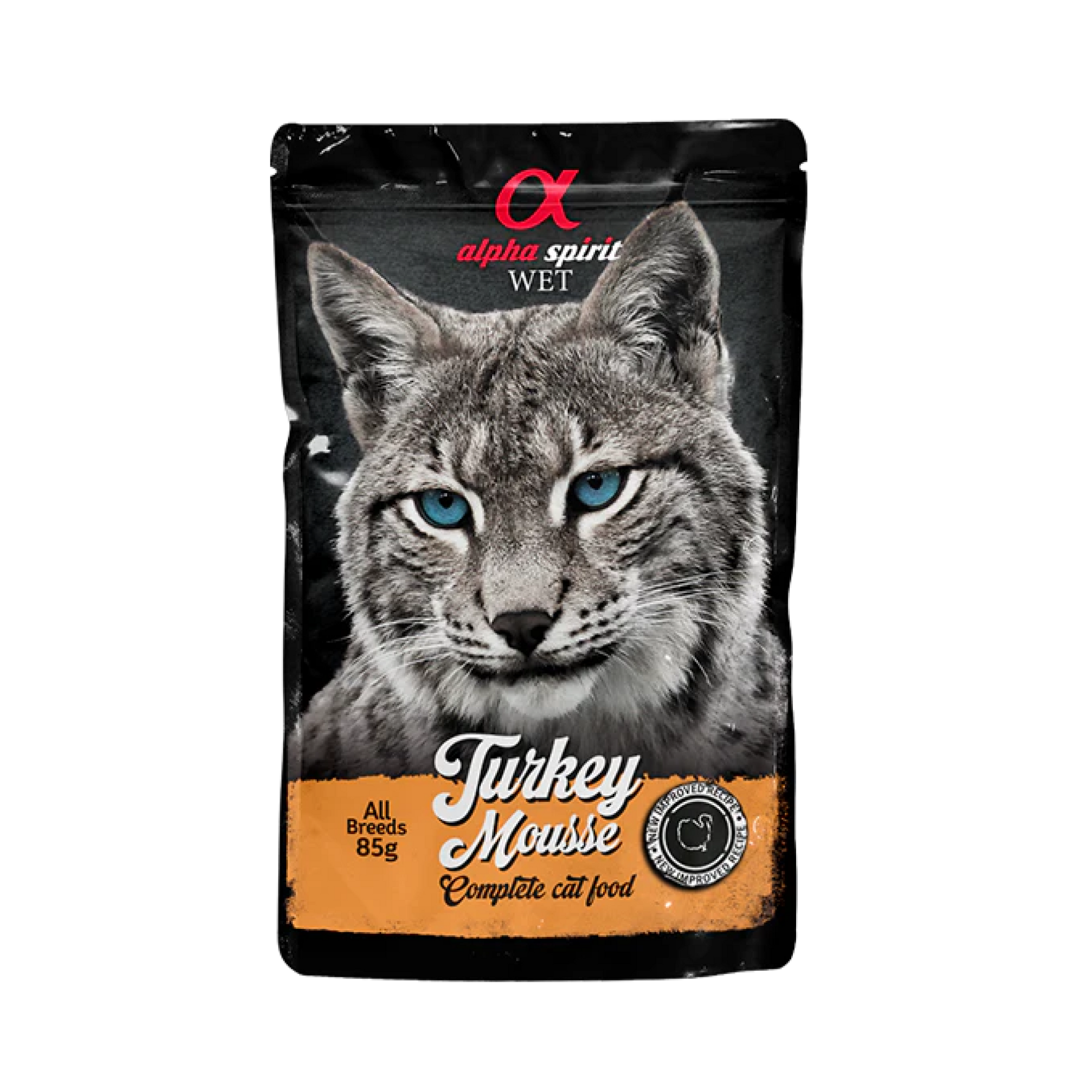 Turkey Mousse for Cats, 24 x 85 g Pouches
