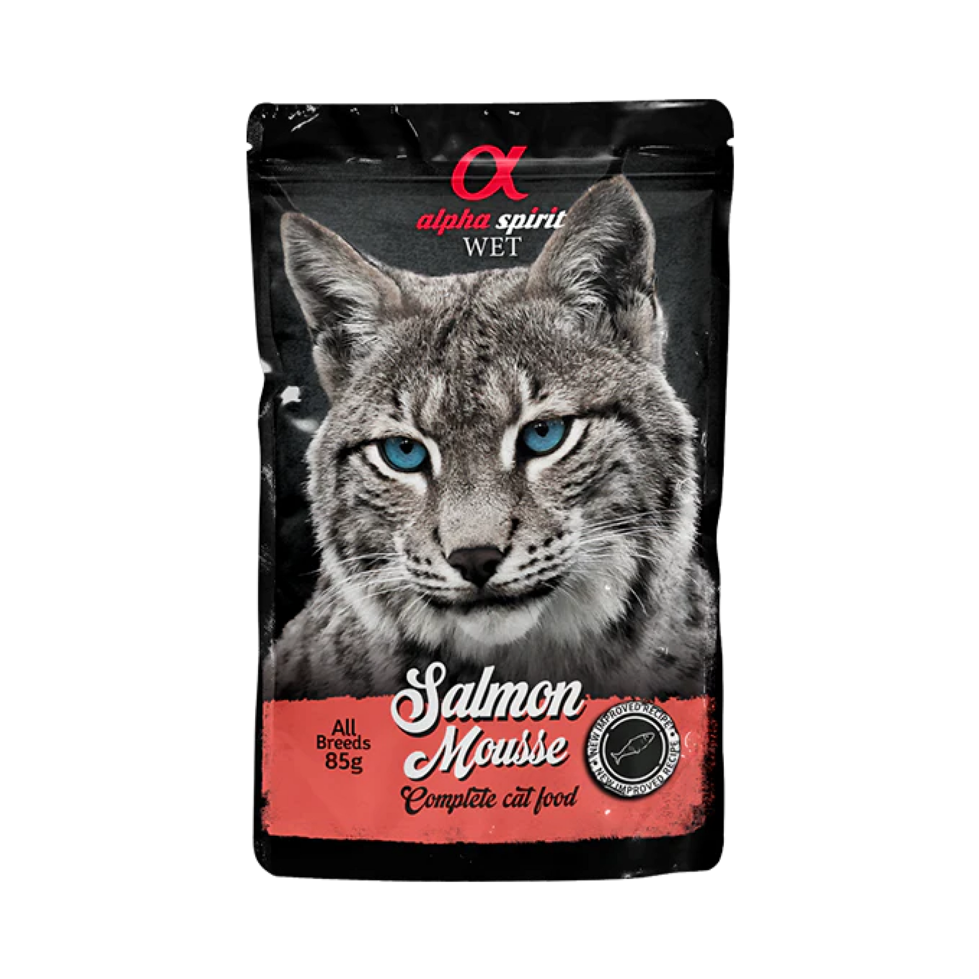 Salmon Mousse for Cats, 24 x 85 g Pouches
