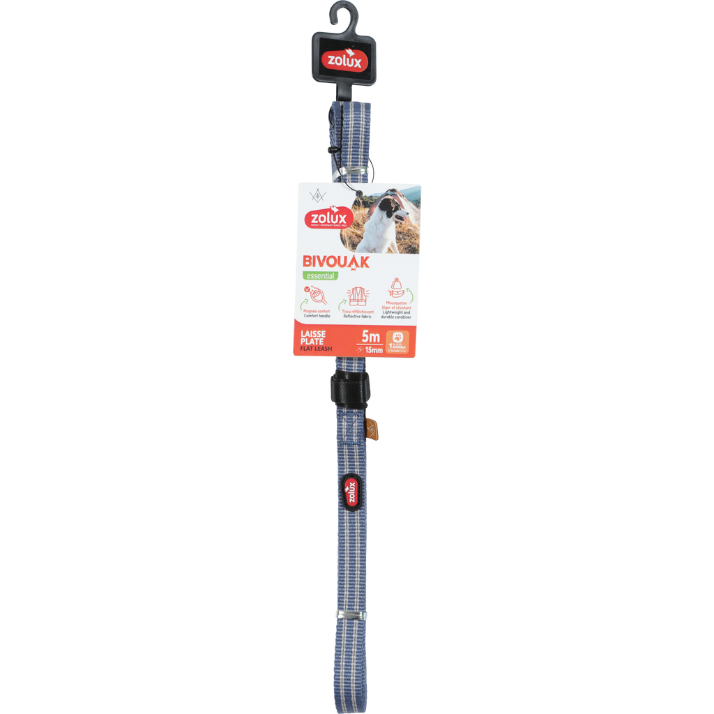 BVK Flat Lead for Dog (15 mm)