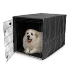 Black Polyester Pet Crate Covers