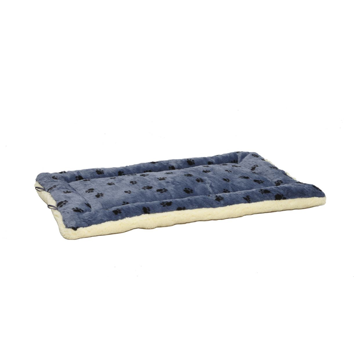 QuietTime Reversible Paw Print Fleece Pet Bed