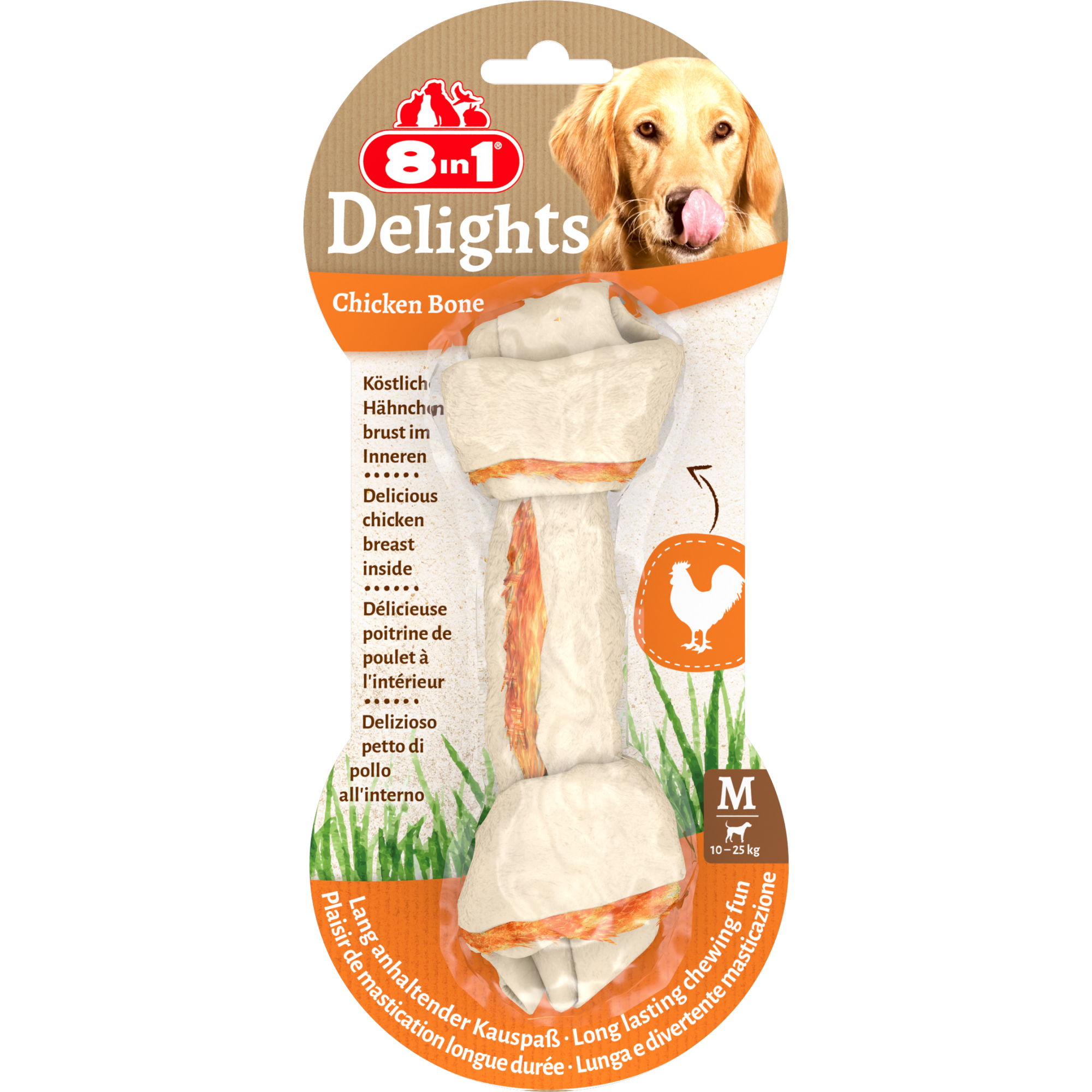 8in1 Delights Chicken Bones