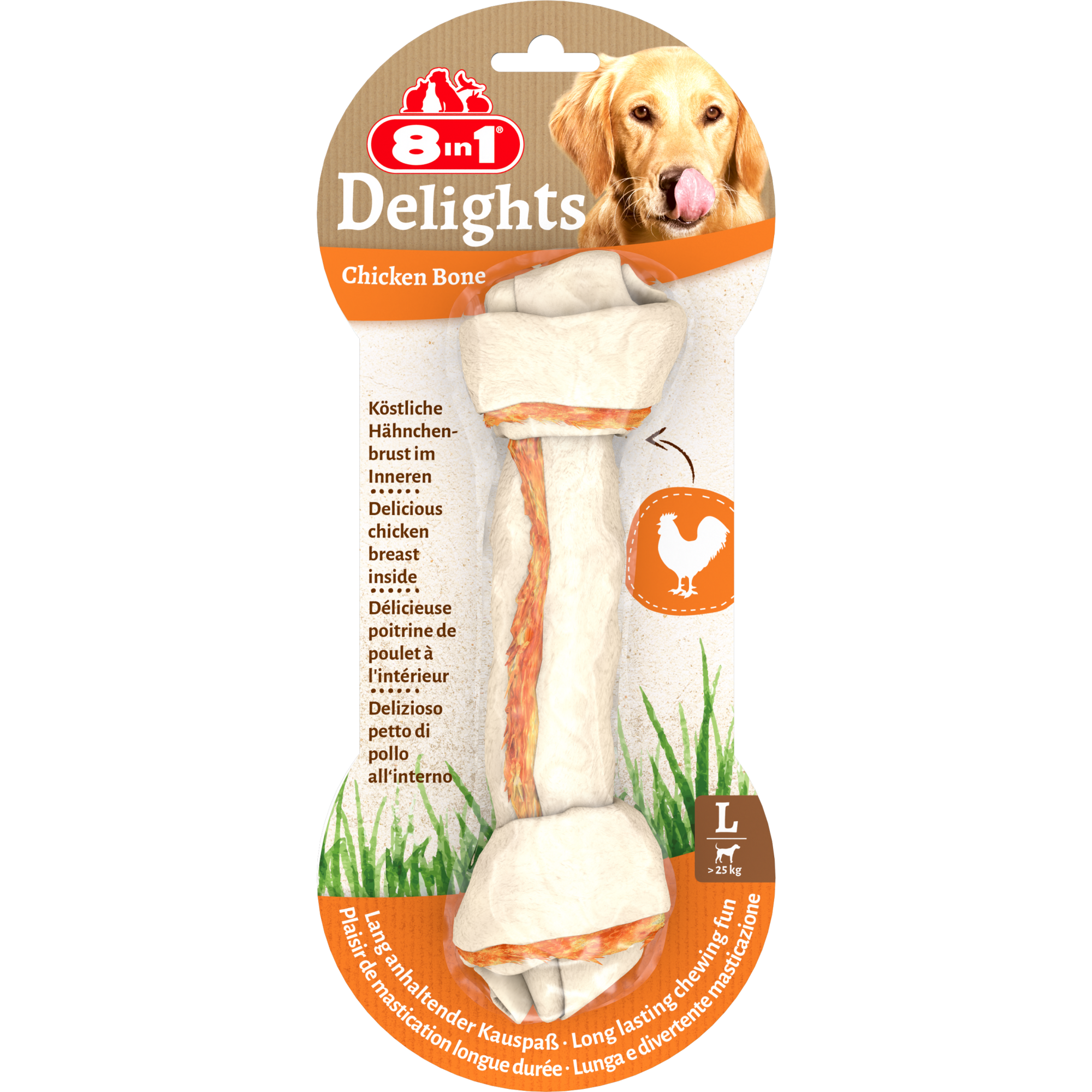 8in1 Delights Chicken Bones