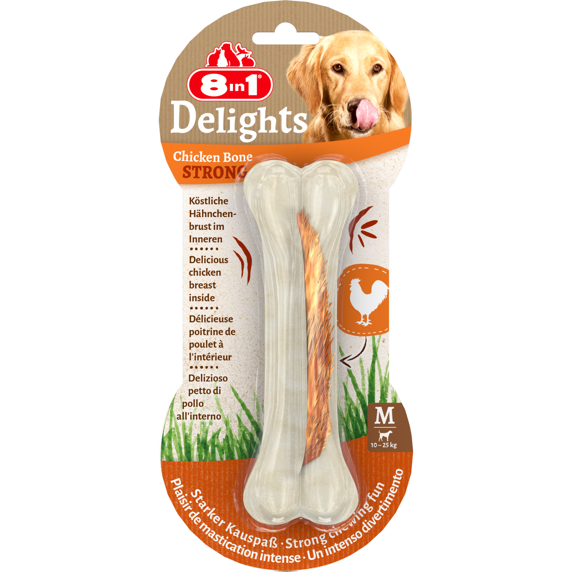 8in1 Delights Chicken Bones Strong